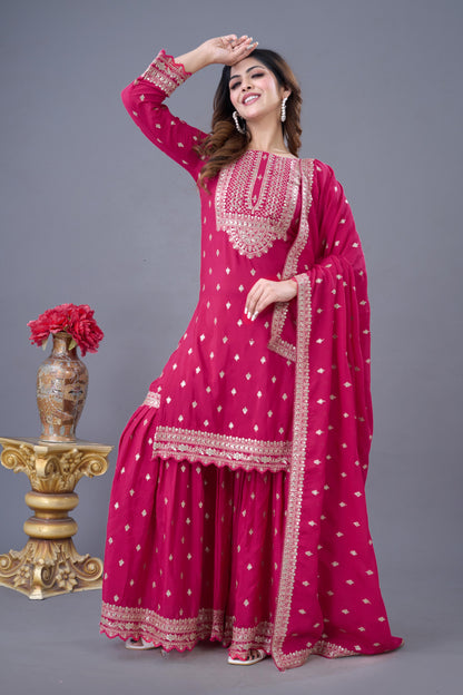 Readymade Sharara Suit set wedding Festival Indian salwar kameez pakistani dress