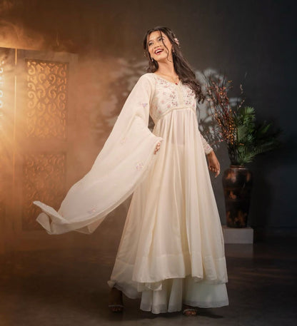 Anarkali Full Flair Readymade Wedding Indian salwar kameez dress