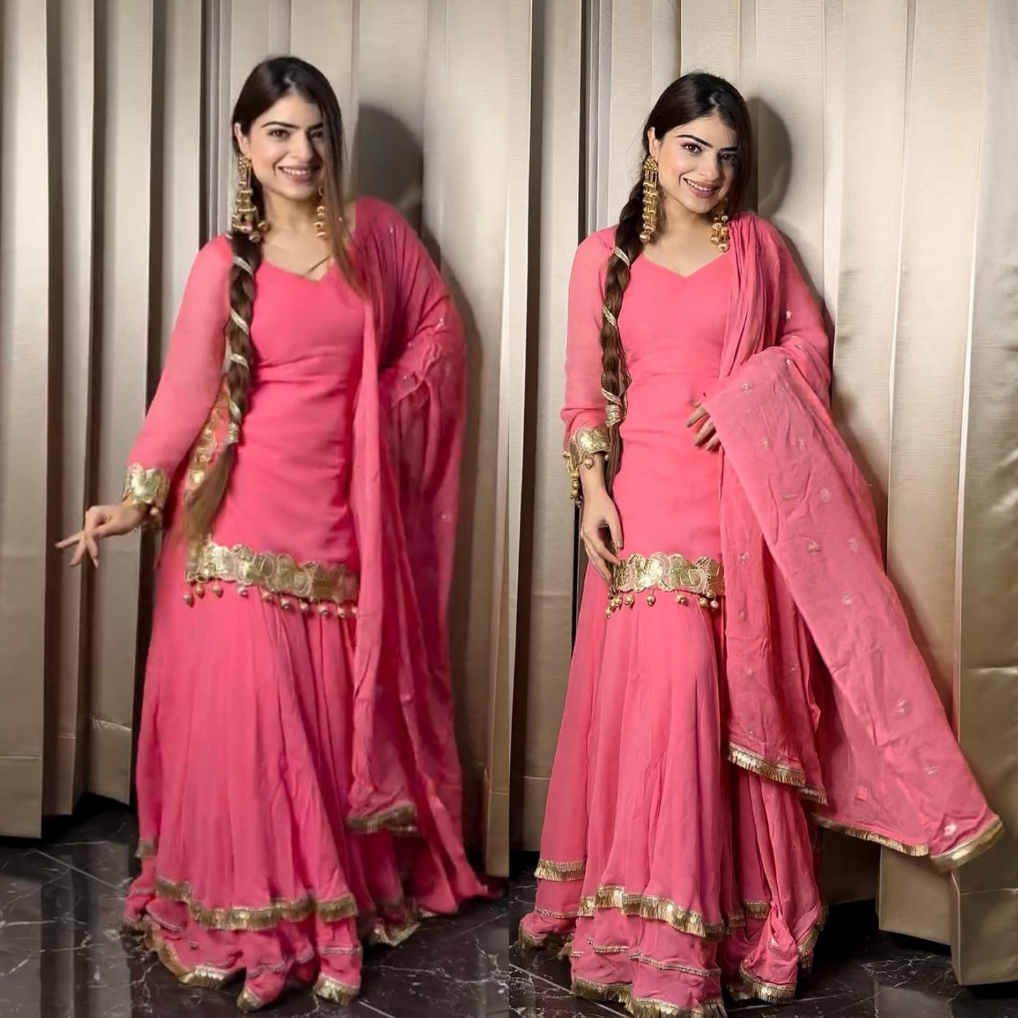 Punjabi suit Readymade Indian wedding Festival Salwar kameez dress