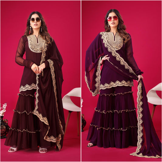 Premium Palazzo Suit set Readymade Indian wedding salwar kameez dress
