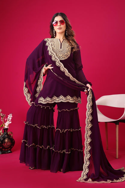 Premium Palazzo Suit set Readymade Indian wedding salwar kameez dress