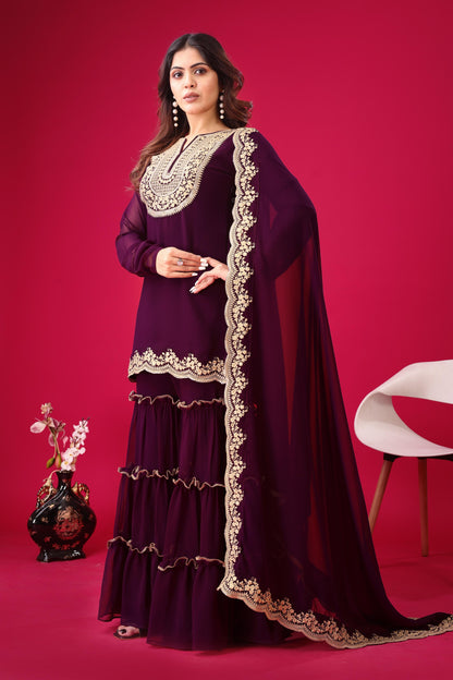Premium Palazzo Suit set Readymade Indian wedding salwar kameez dress