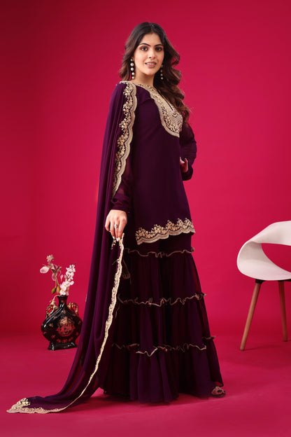 Premium Palazzo Suit set Readymade Indian wedding salwar kameez dress