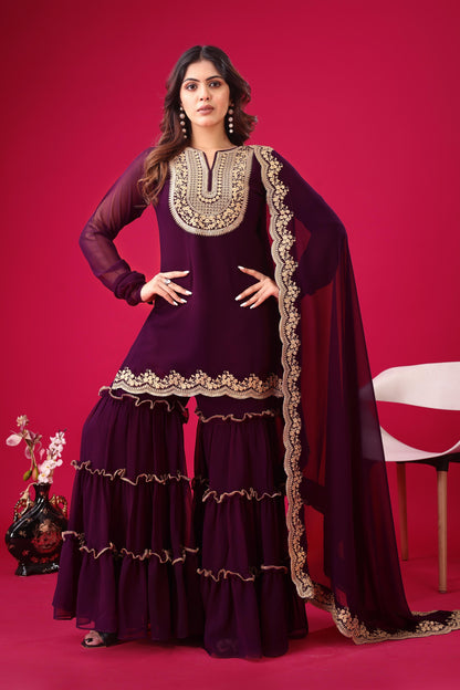 Premium Palazzo Suit set Readymade Indian wedding salwar kameez dress