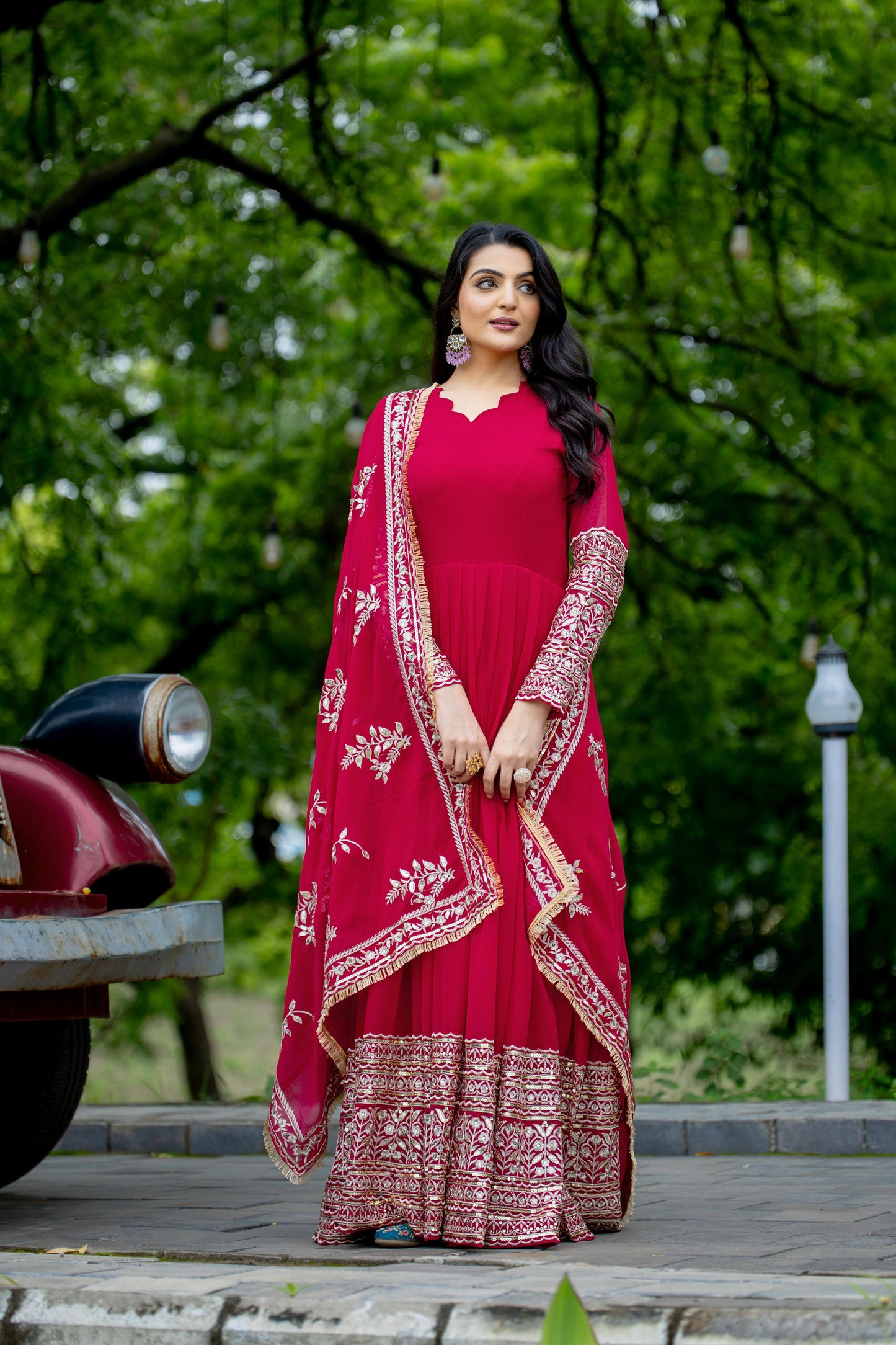 Anarkali Full Flair Readymade Wedding Festival partywear Indian salwar kameez