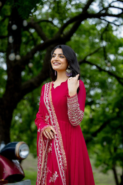 Anarkali Full Flair Readymade Wedding Festival partywear Indian salwar kameez