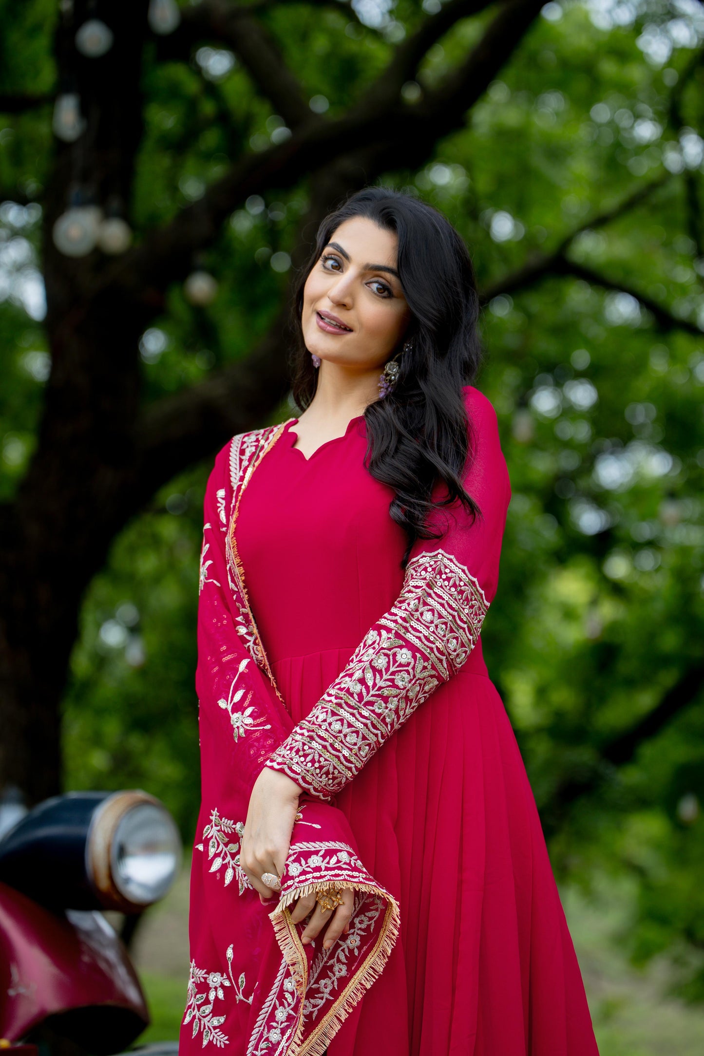 Anarkali Full Flair Readymade Wedding Festival partywear Indian salwar kameez