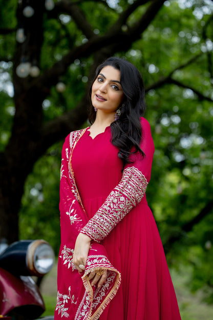 Anarkali Full Flair Readymade Wedding Festival partywear Indian salwar kameez