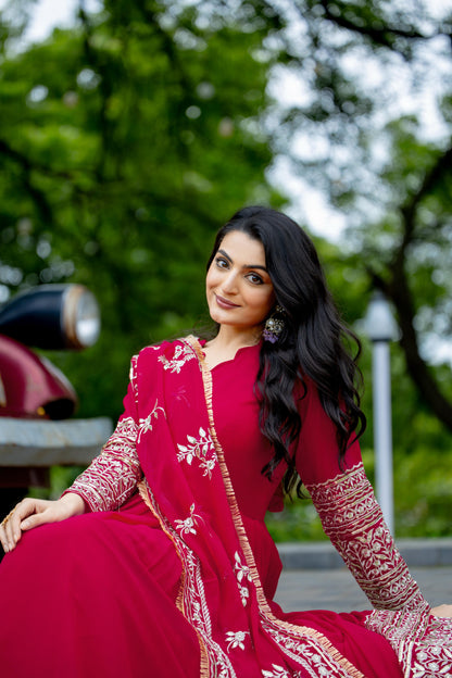 Anarkali Full Flair Readymade Wedding Festival partywear Indian salwar kameez
