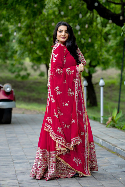 Anarkali Full Flair Readymade Wedding Festival partywear Indian salwar kameez