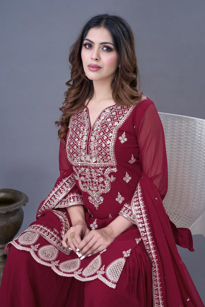Readymade Sharara Suit set Indian Readymade wedding Festival partywear salwar kameez dress