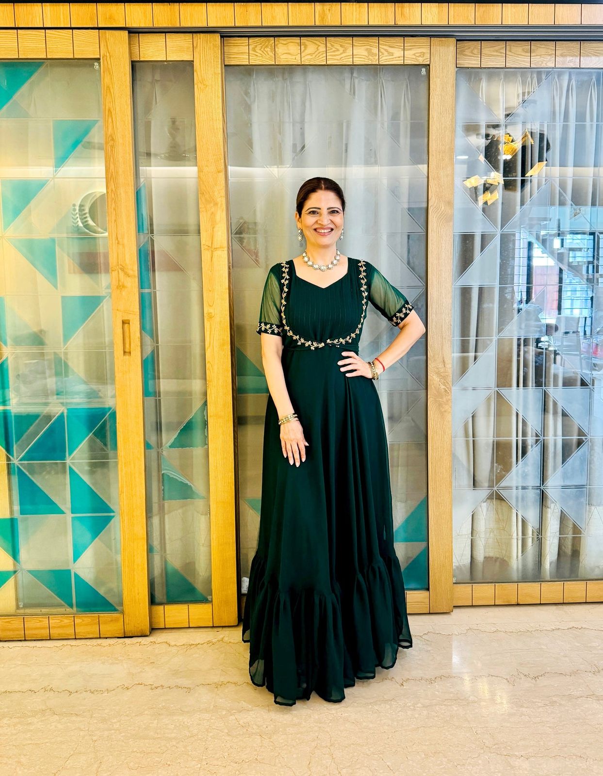 Indowestern gown with koti Indian Readymade wedding Festival partywear Gown dress