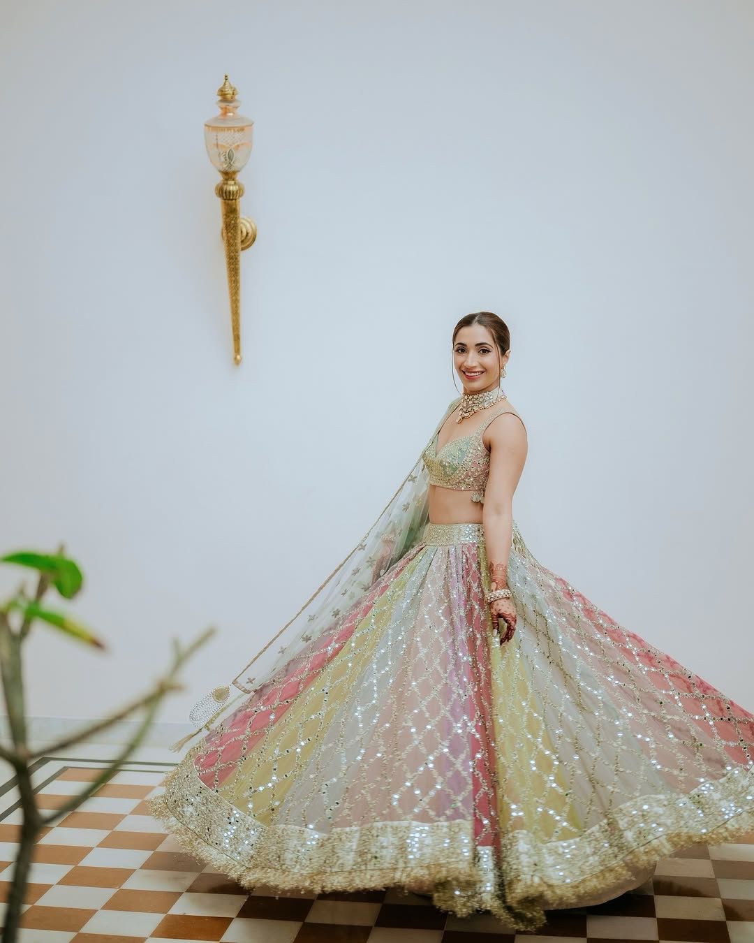 Wedding wear premium lehenga choli Readymade Indian stitched lehenga