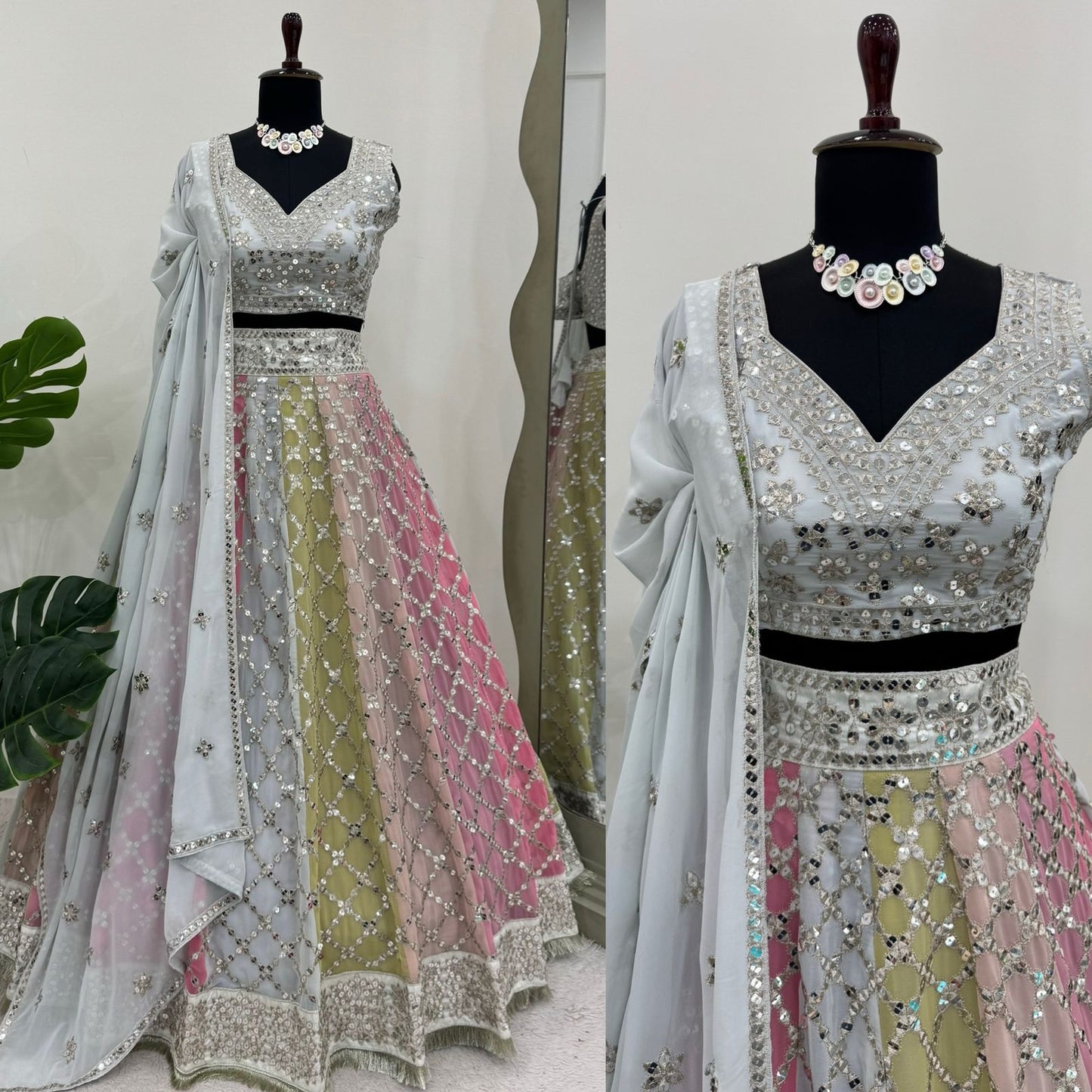 Wedding wear premium lehenga choli Readymade Indian stitched lehenga