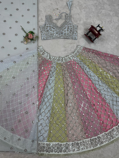Wedding wear premium lehenga choli Readymade Indian stitched lehenga