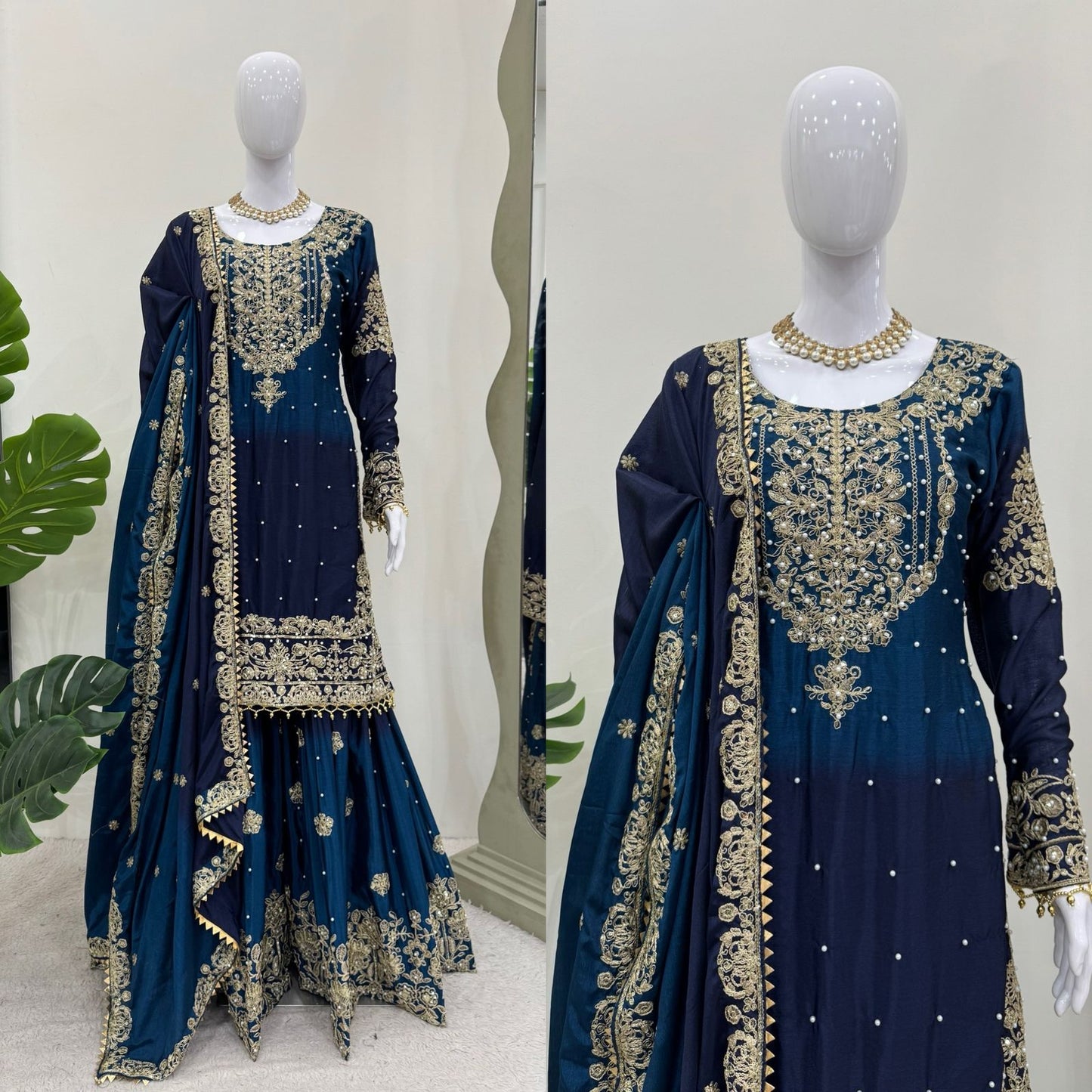 Premium Sharara Suit Set for wedding Readymade Indian Pakistani salwar kameez