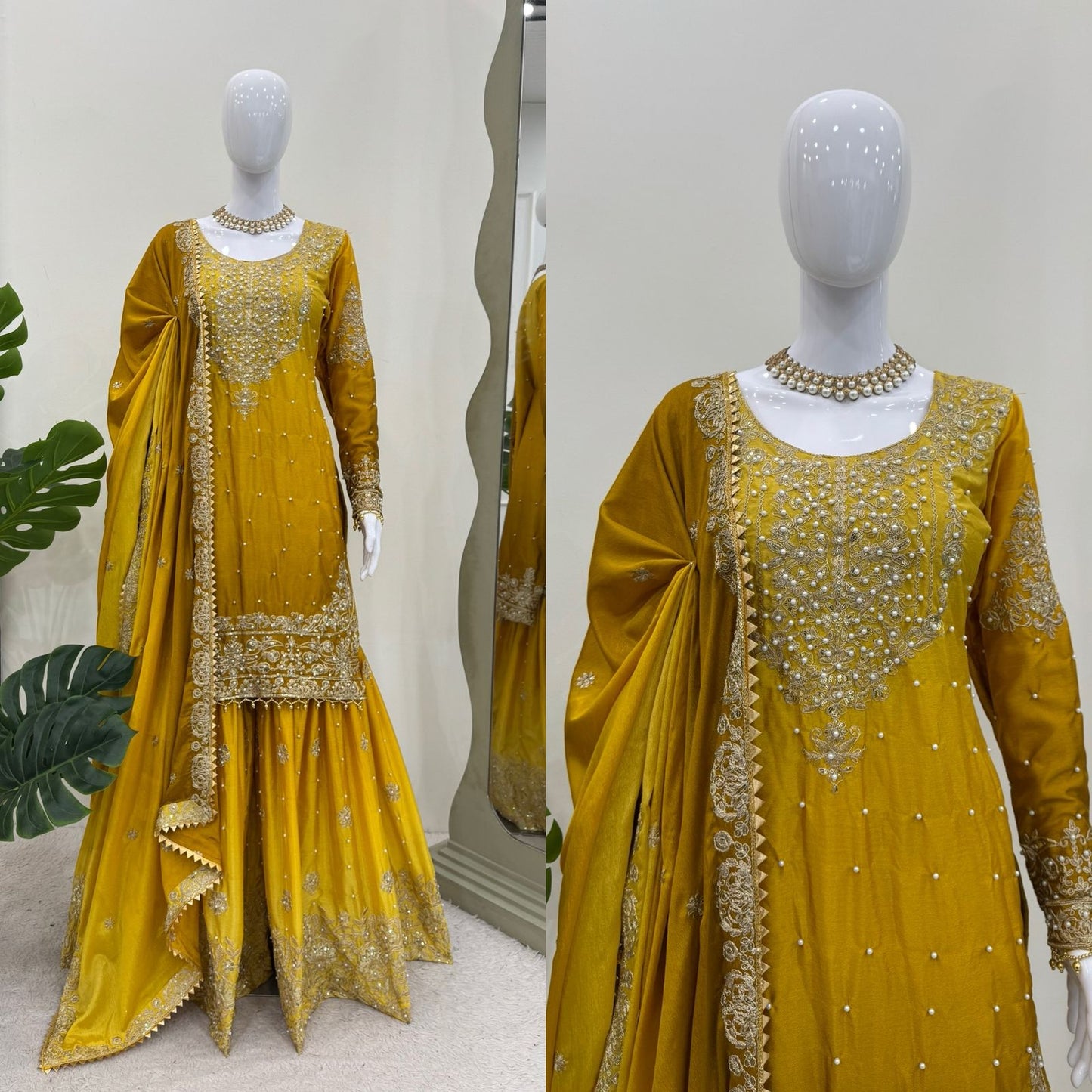 Premium Sharara Suit Set for wedding Readymade Indian Pakistani salwar kameez