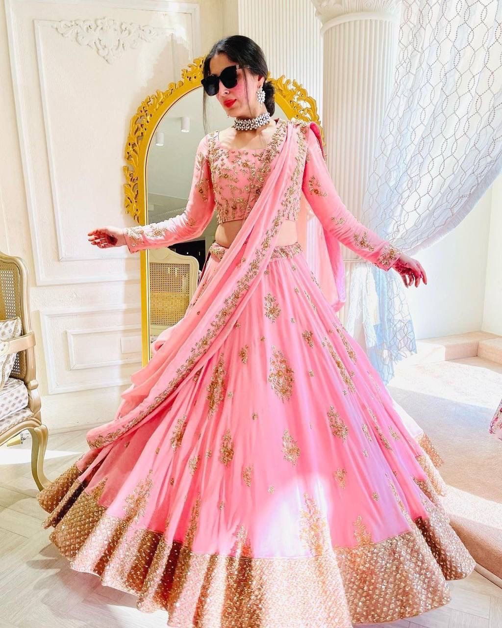Premium Wedding Festival Indian lehenga choli Stitched partywear