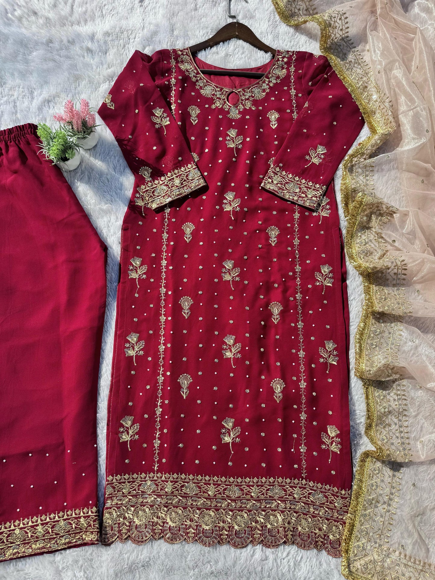Eid Salwar Kameez Pakistani Readymade Indian wedding Festival Dress