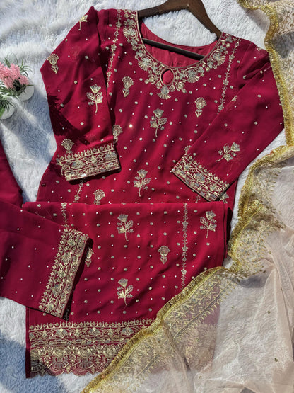 Eid Salwar Kameez Pakistani Readymade Indian wedding Festival Dress