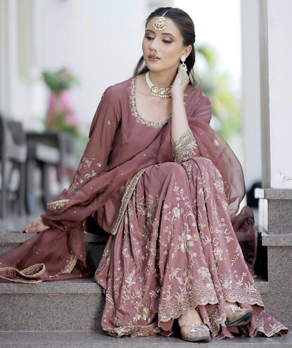 Pakistani Sharara Suit set EID salwar Kameez Readymade Indian Dress