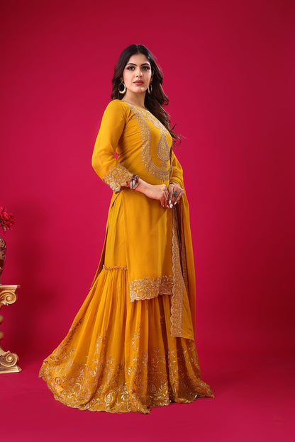 Readymade Palazzo Suit Set Indian Festival wedding partywear salwar kameez dress