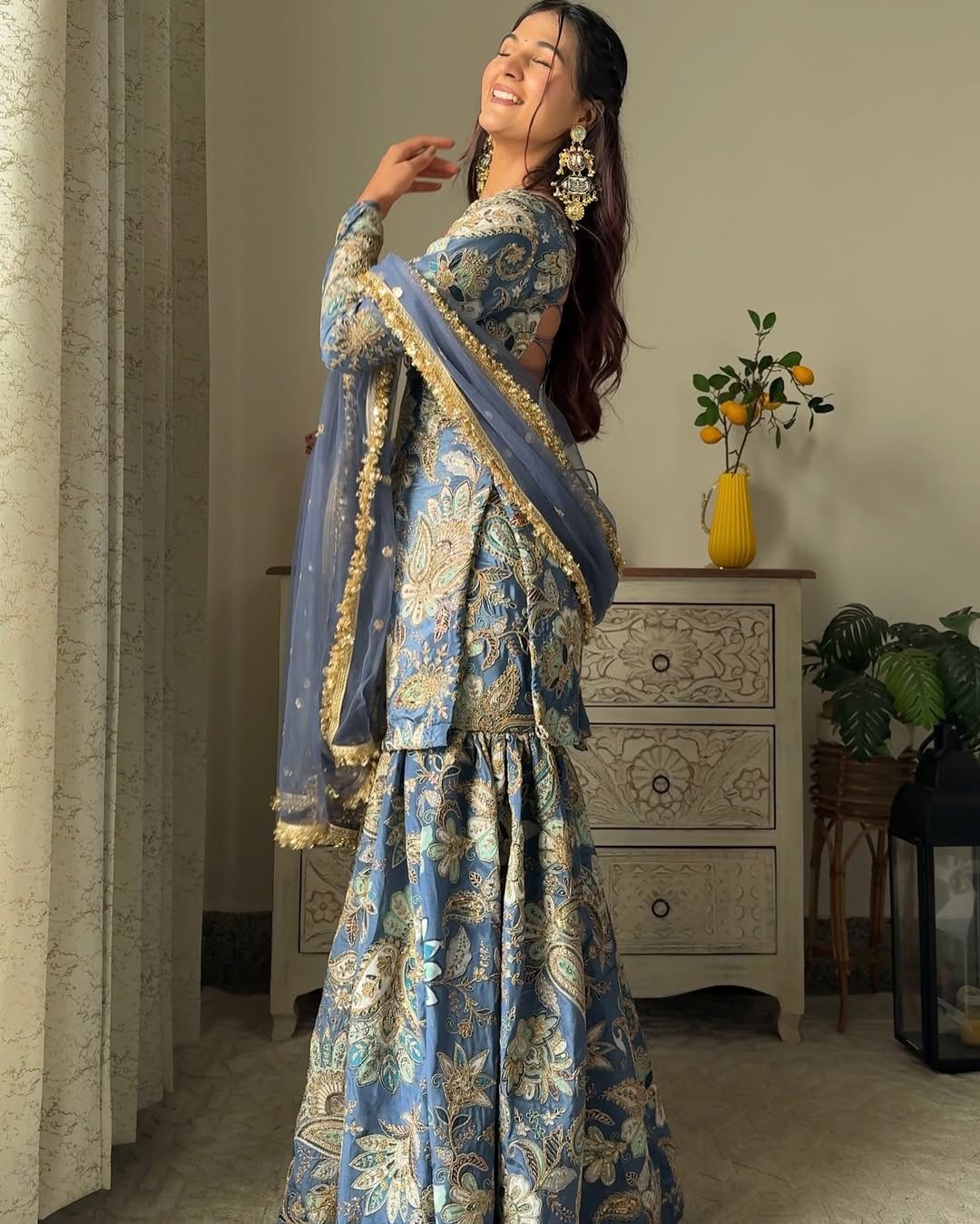Sharara Suit Set Indian wedding Festival partywear salwar kameez pakistani Eid Dress