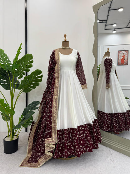 Anarkali Full Flair Ready To Wear gown Indian dress Festival wedding partywear