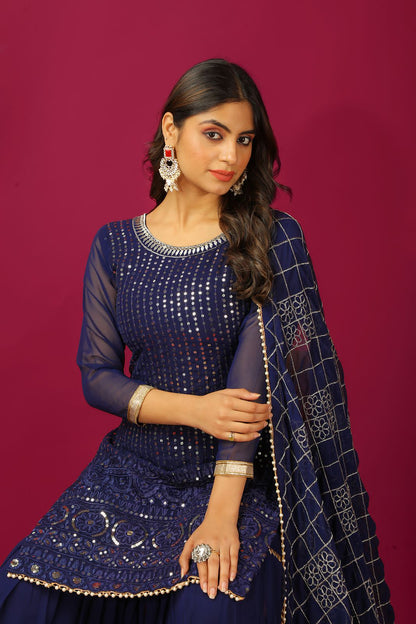 Indian Wedding Festival partywear Readymade salwar kameez Sharara Suit