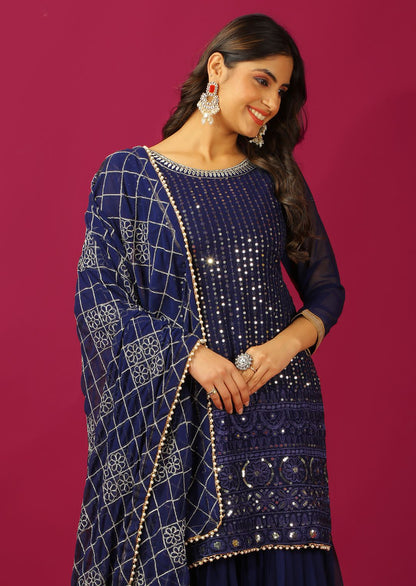 Indian Wedding Festival partywear Readymade salwar kameez Sharara Suit