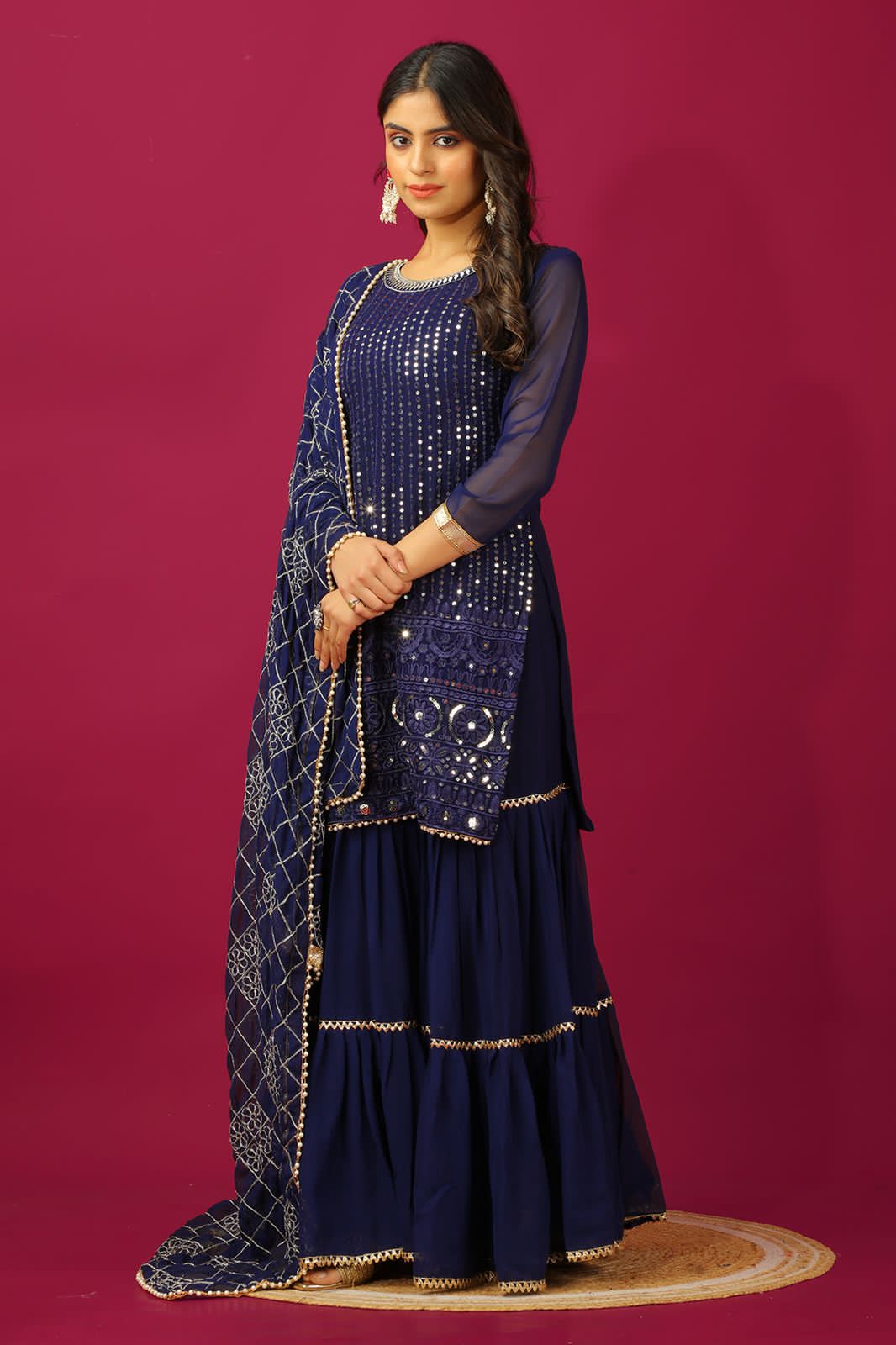 Indian Wedding Festival partywear Readymade salwar kameez Sharara Suit