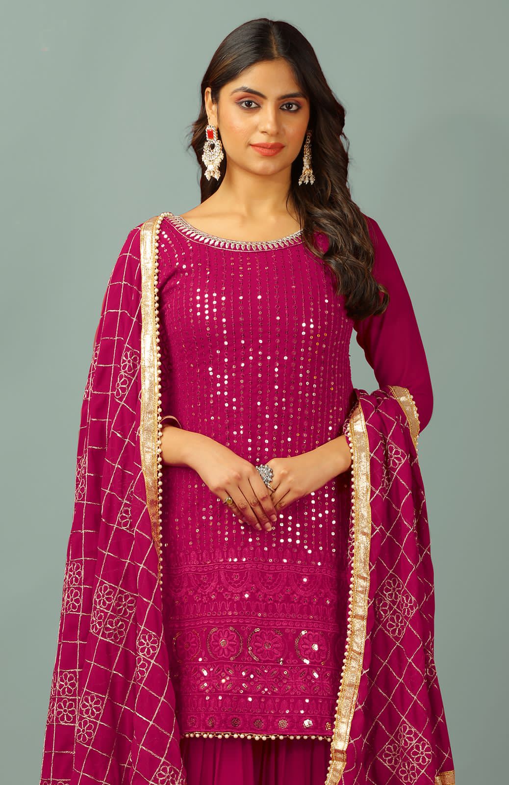 Indian Wedding Festival partywear Readymade salwar kameez Sharara Suit