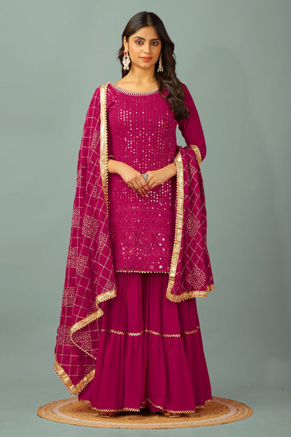 Indian Wedding Festival partywear Readymade salwar kameez Sharara Suit