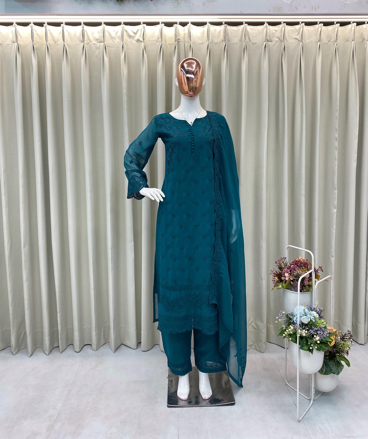 Eid Pakistani Salwar Kameez Readymade Stitched Indian wedding Festival Dress