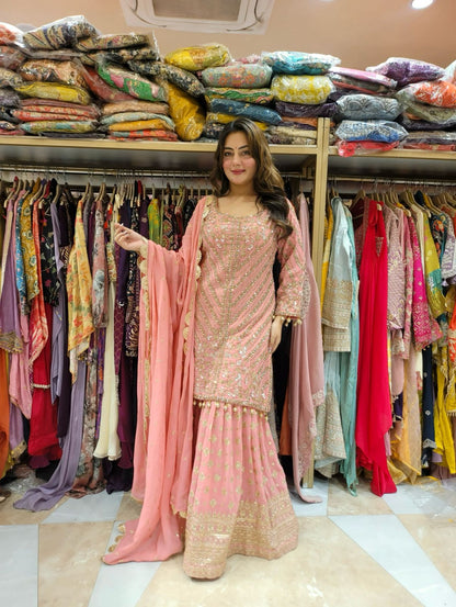 Readymade Pakistani Eid Salwar Kameez Indian Wedding partywear Palazzo Suit dress