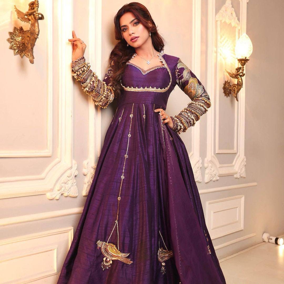 Anarkali Full Flair Readymade Indian Festival wedding gown dress