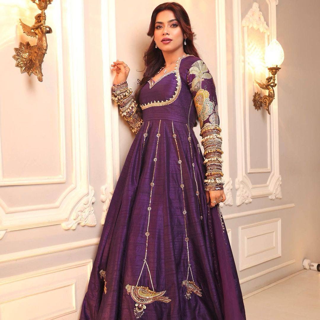 Anarkali Full Flair Readymade Indian Festival wedding gown dress