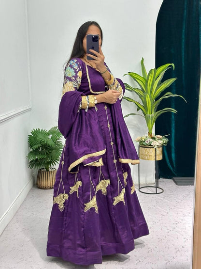 Anarkali Full Flair Readymade Indian Festival wedding gown dress