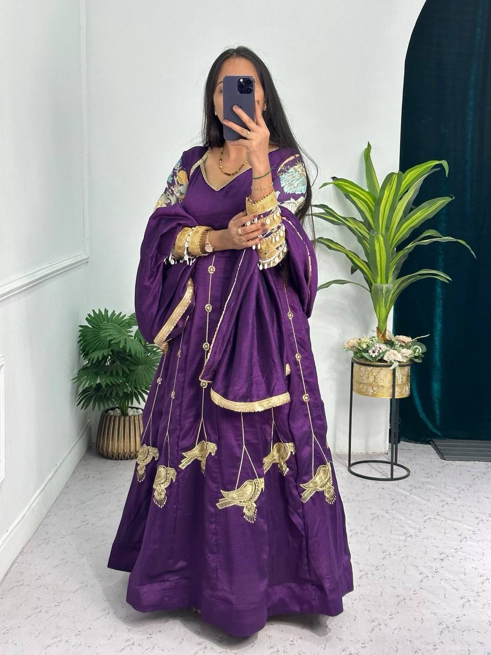 Anarkali Full Flair Readymade Indian Festival wedding gown dress