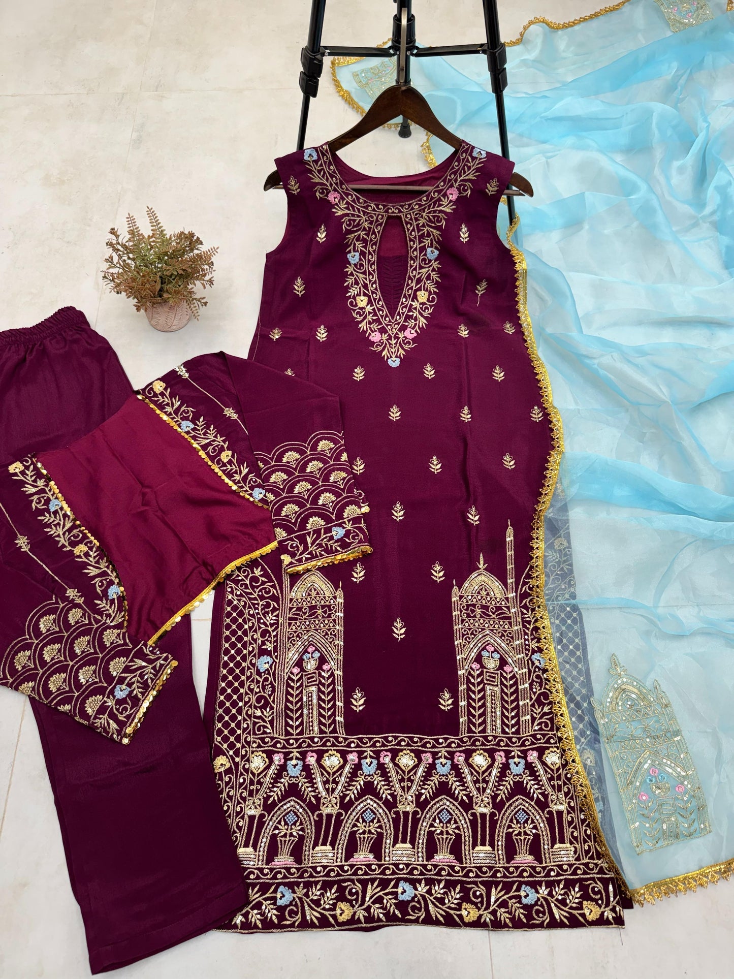 Ready To Wear Pakistani eid salwar Kameez Indian Wedding Festival Dress