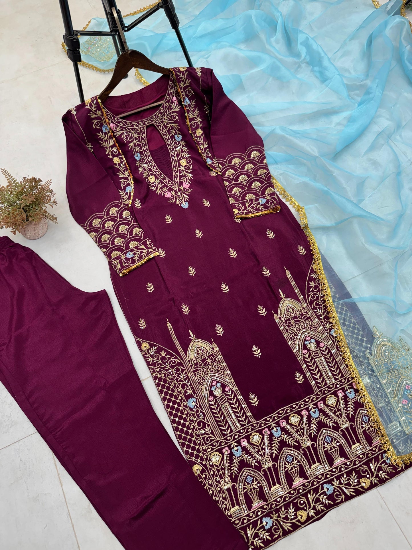 Ready To Wear Pakistani eid salwar Kameez Indian Wedding Festival Dress
