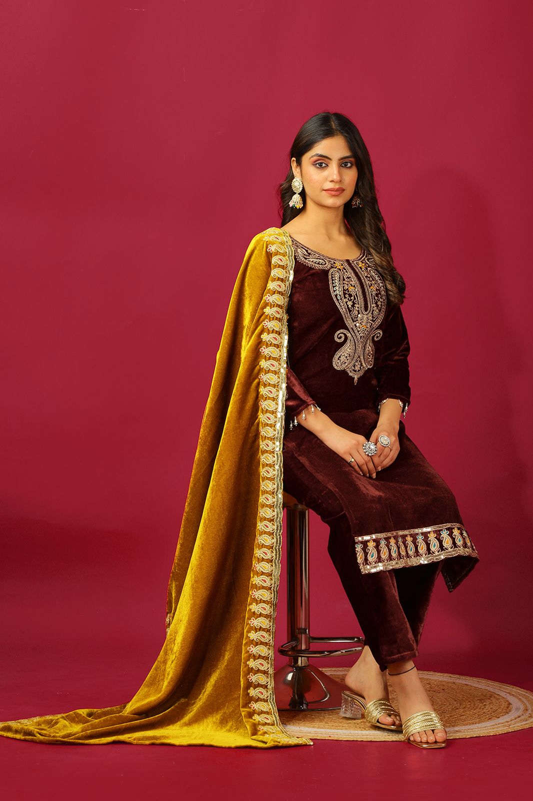 Pakistani eid salwar kameez readymade Indian wedding dress