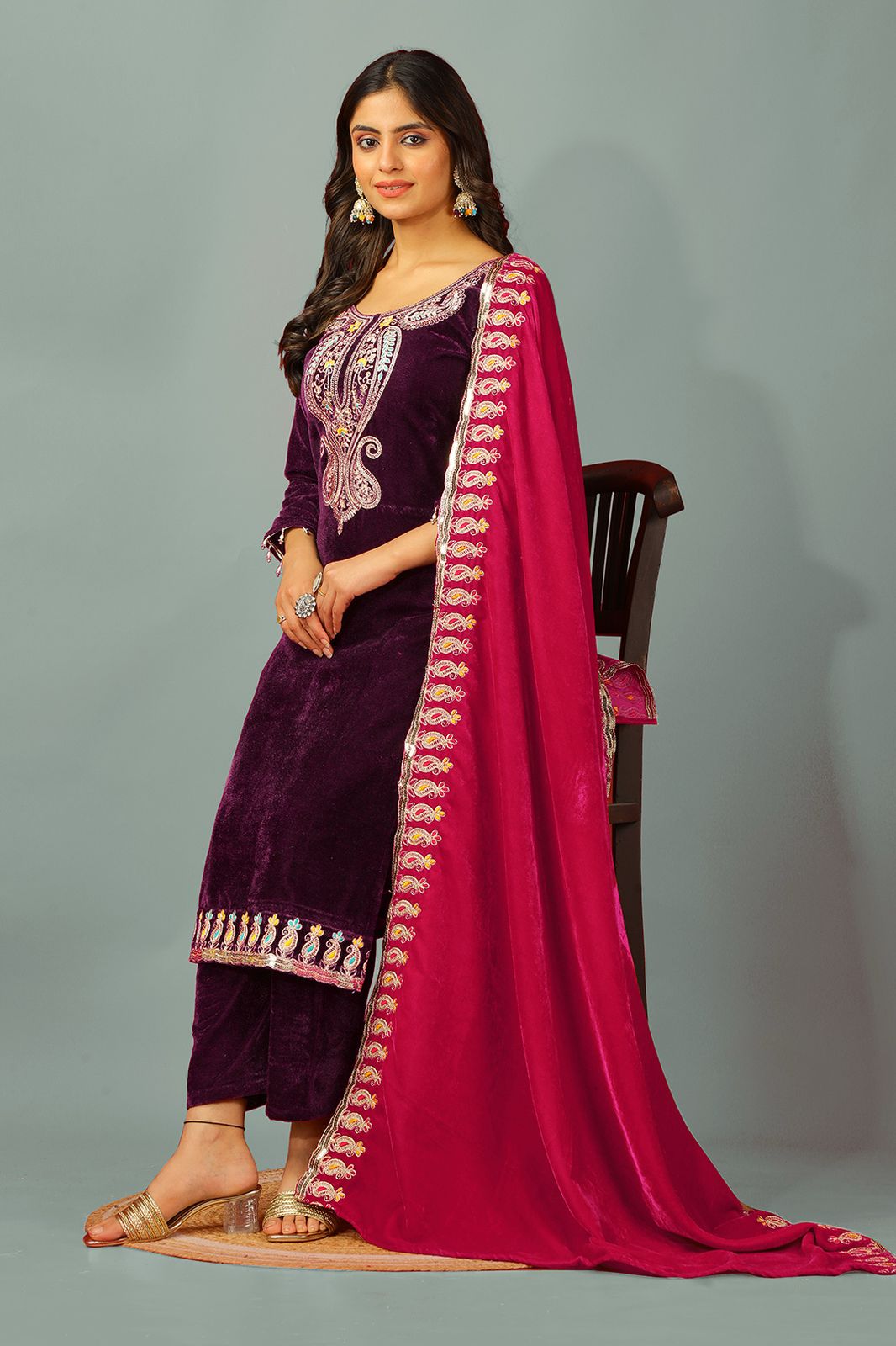 Pakistani eid salwar kameez readymade Indian wedding dress