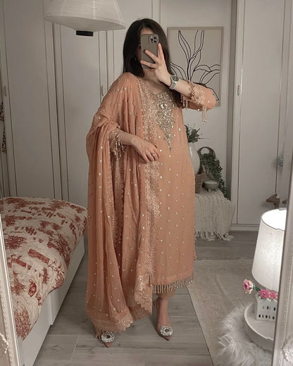 Eid Pakistani Salwar kameez wedding Indian dress
