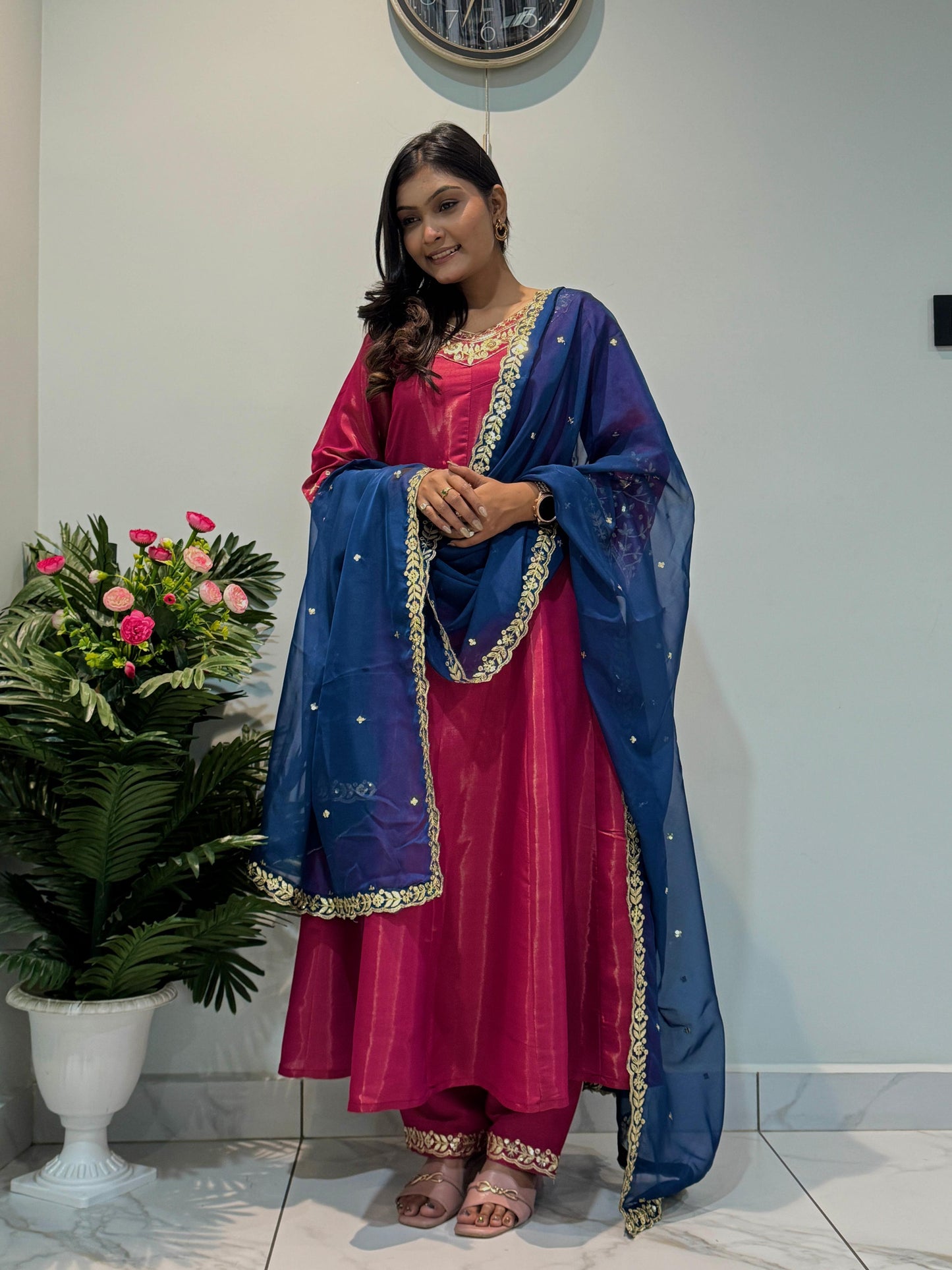 Anarkali Full Flair Readymade premium Indian wedding Festival partywear salwar kameez dress