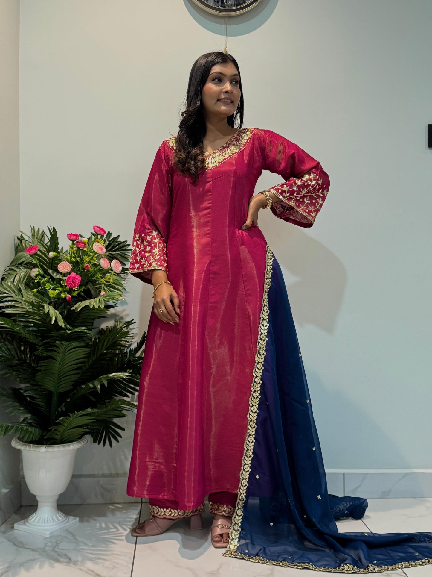 Anarkali Full Flair Readymade premium Indian wedding Festival partywear salwar kameez dress