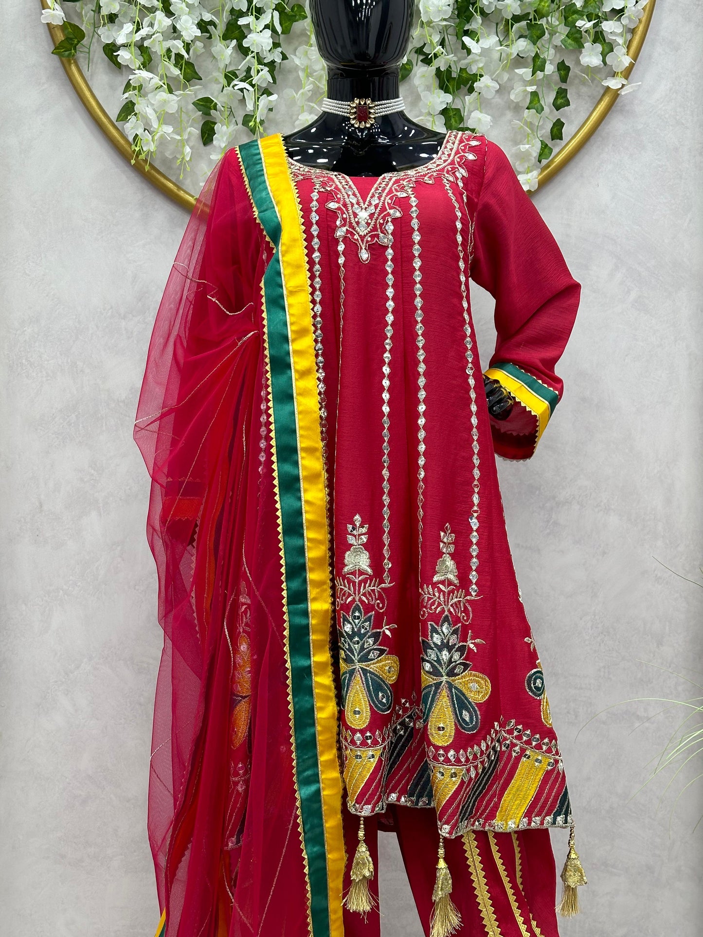 Punjabi Readymade premium Dhoti Salwar set Indian wedding Festival Salwar kameez dress
