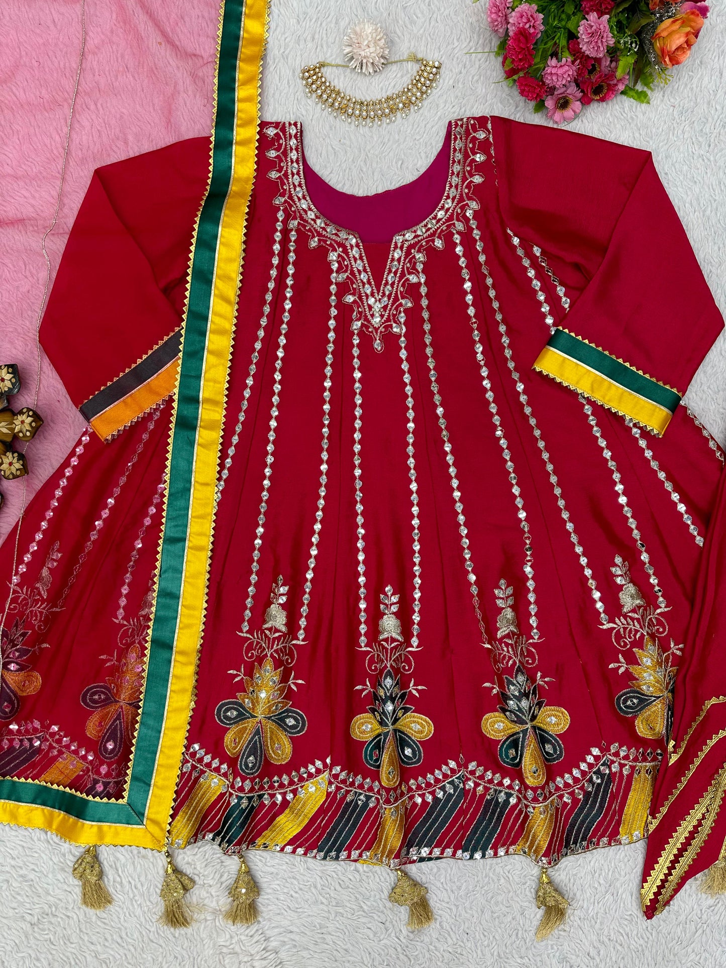 Punjabi Readymade premium Dhoti Salwar set Indian wedding Festival Salwar kameez dress