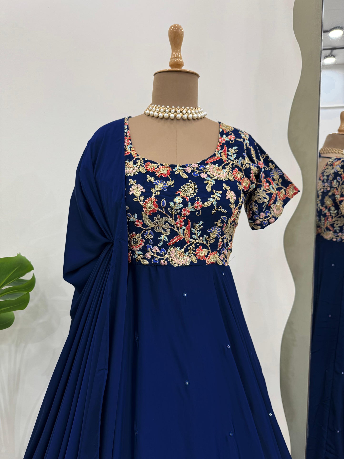 Anarkali Full Flair Readymade Indian wedding Festival partywear salwar kameez dress
