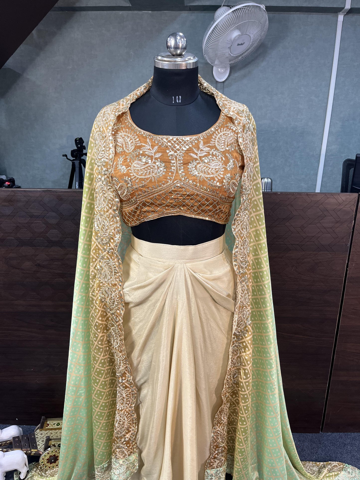 Indowestern shrug skirt and blouse for wedding Festival partywear Readymade dress